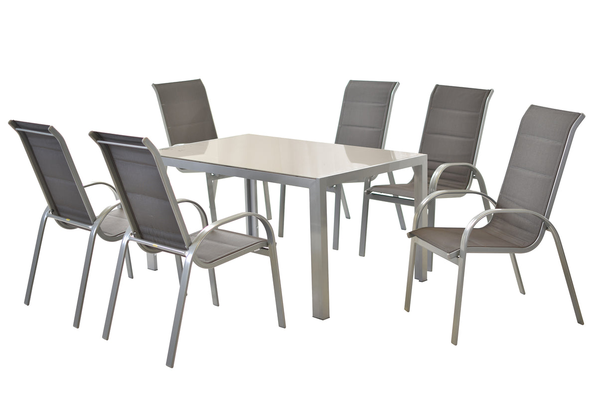 Amaro Set 7tlg., anthrazit
Aluminium/Textil