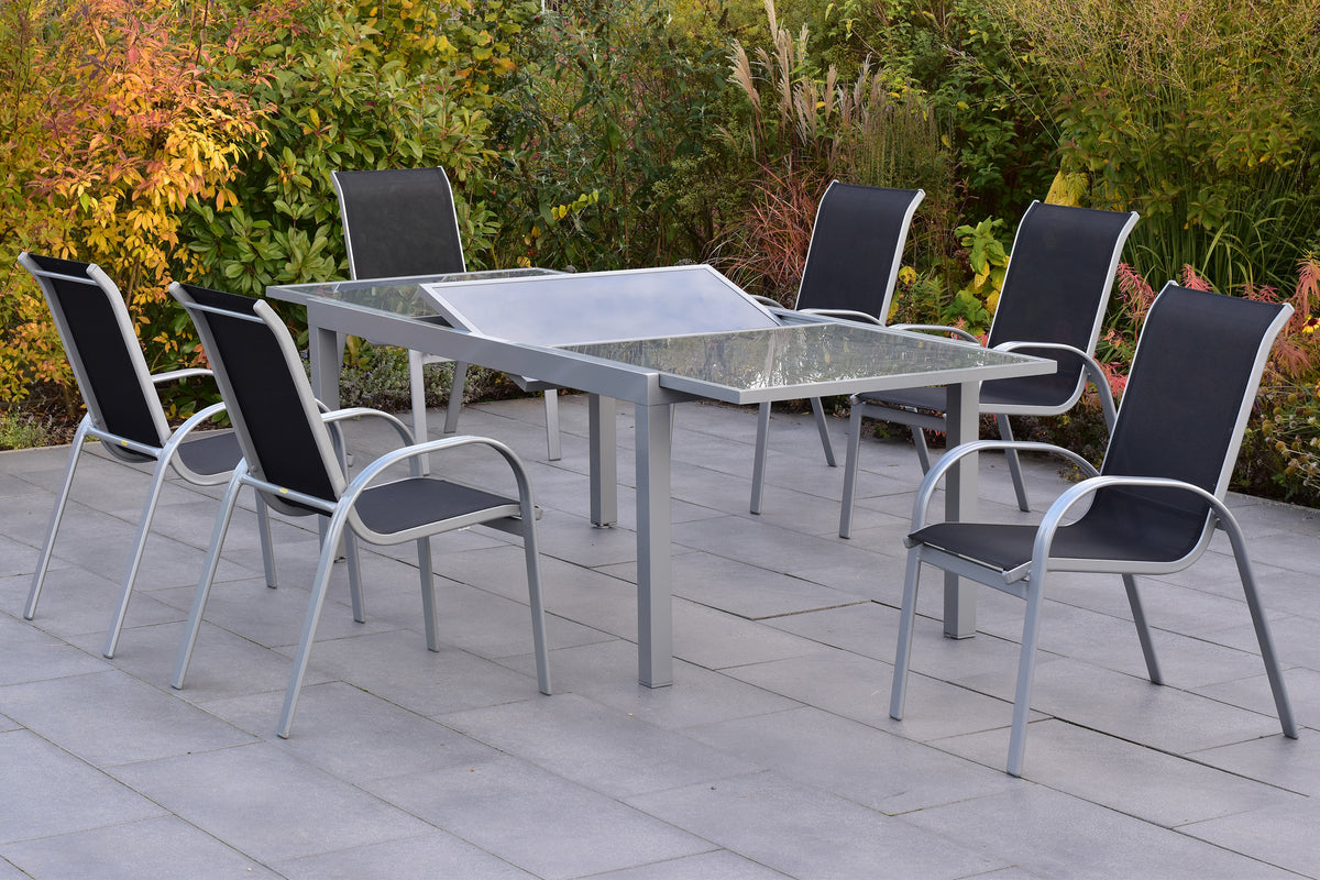 Amalfi Set 7tlg.
Alu/Textil