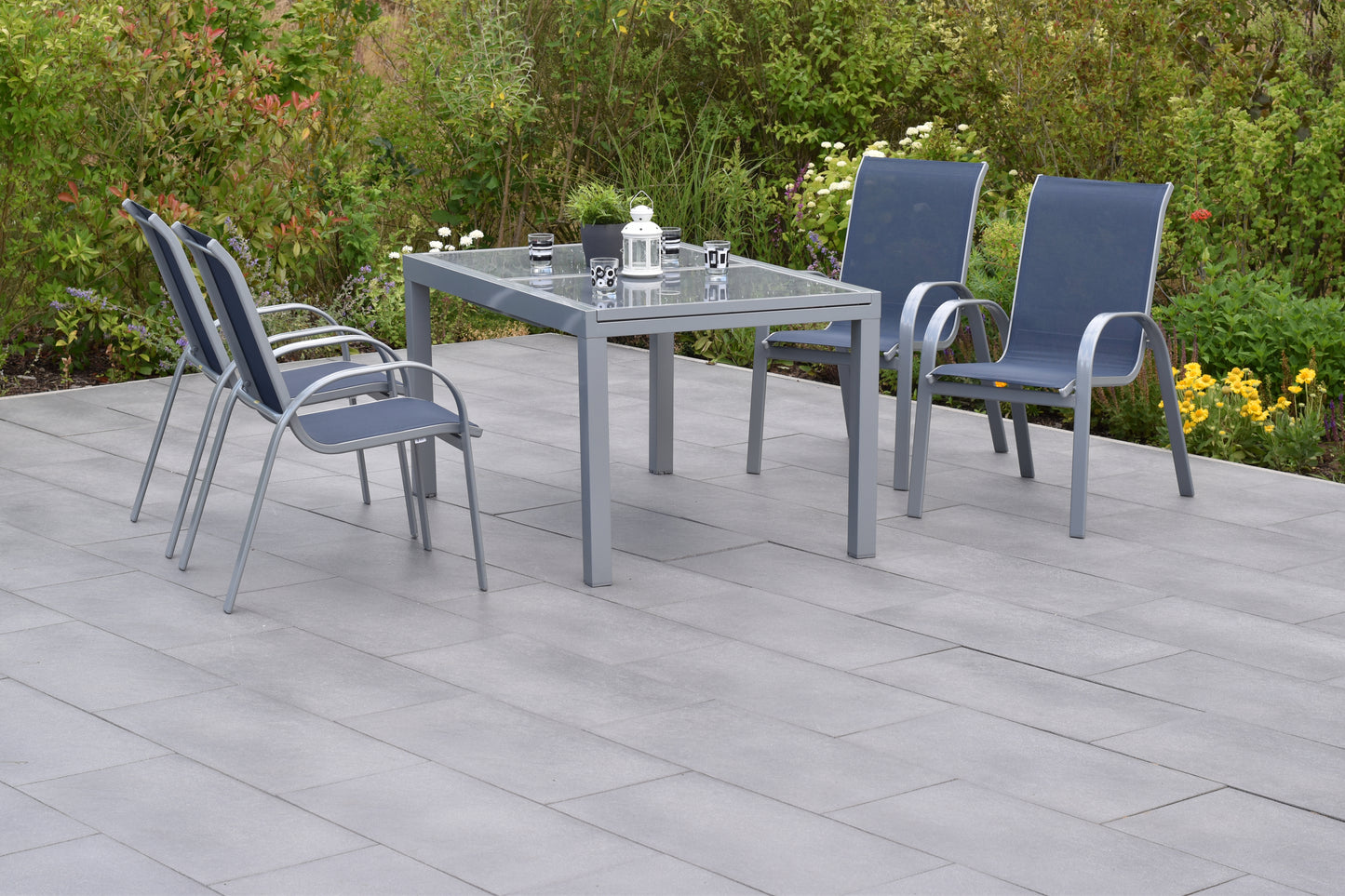 Amalfi Set 5tlg.
Alu/Textil