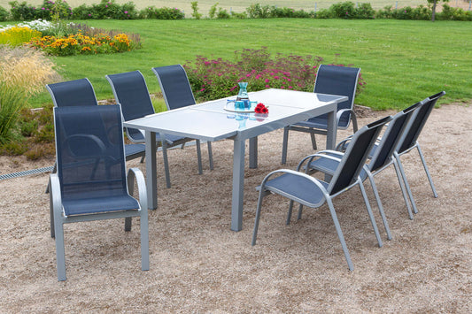 Amalfi Set 9tlg.
Alu/Textil