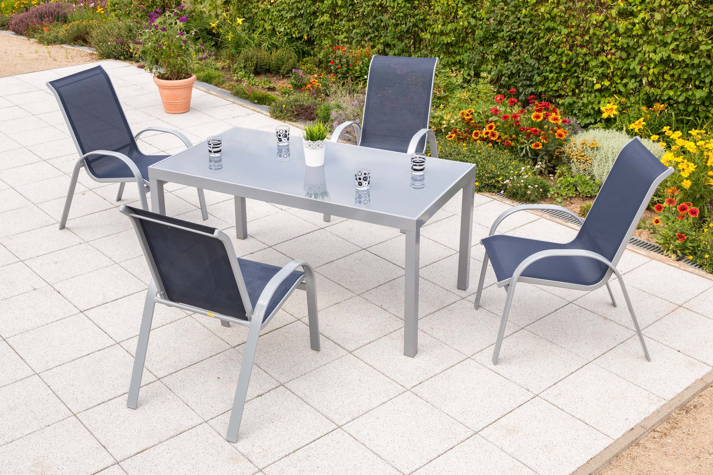 Amalfi Set 5tlg.
Alu/Textil