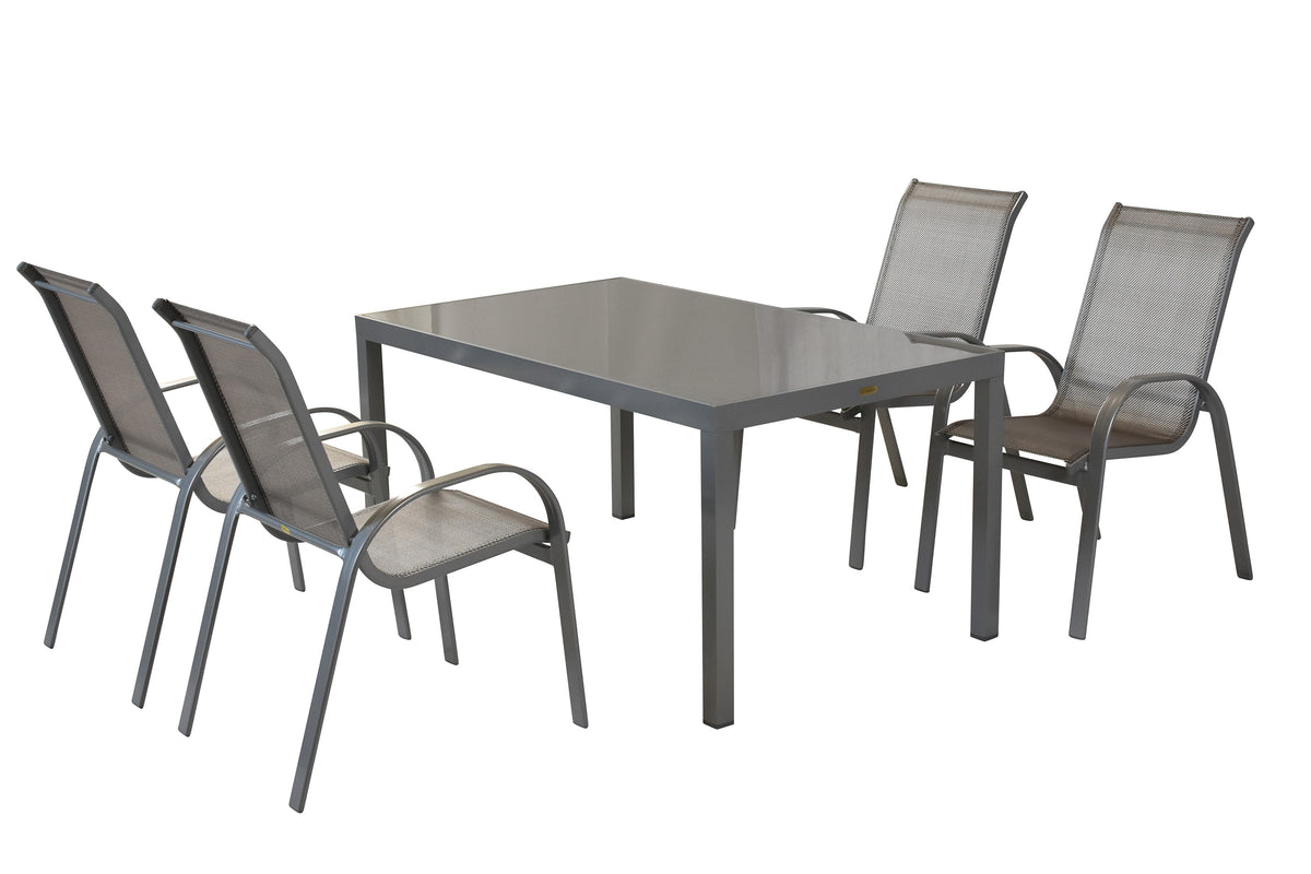 Amalfi Set 5tlg.
Alu/Textil