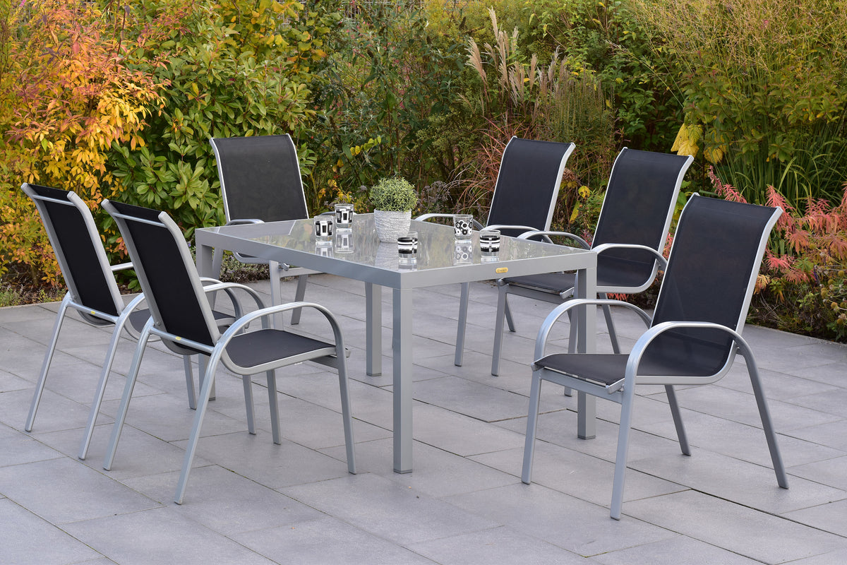 Amalfi Set 7tlg.
Alu/Textil