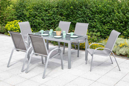 Amalfi Set 7tlg.
Alu/Textil
