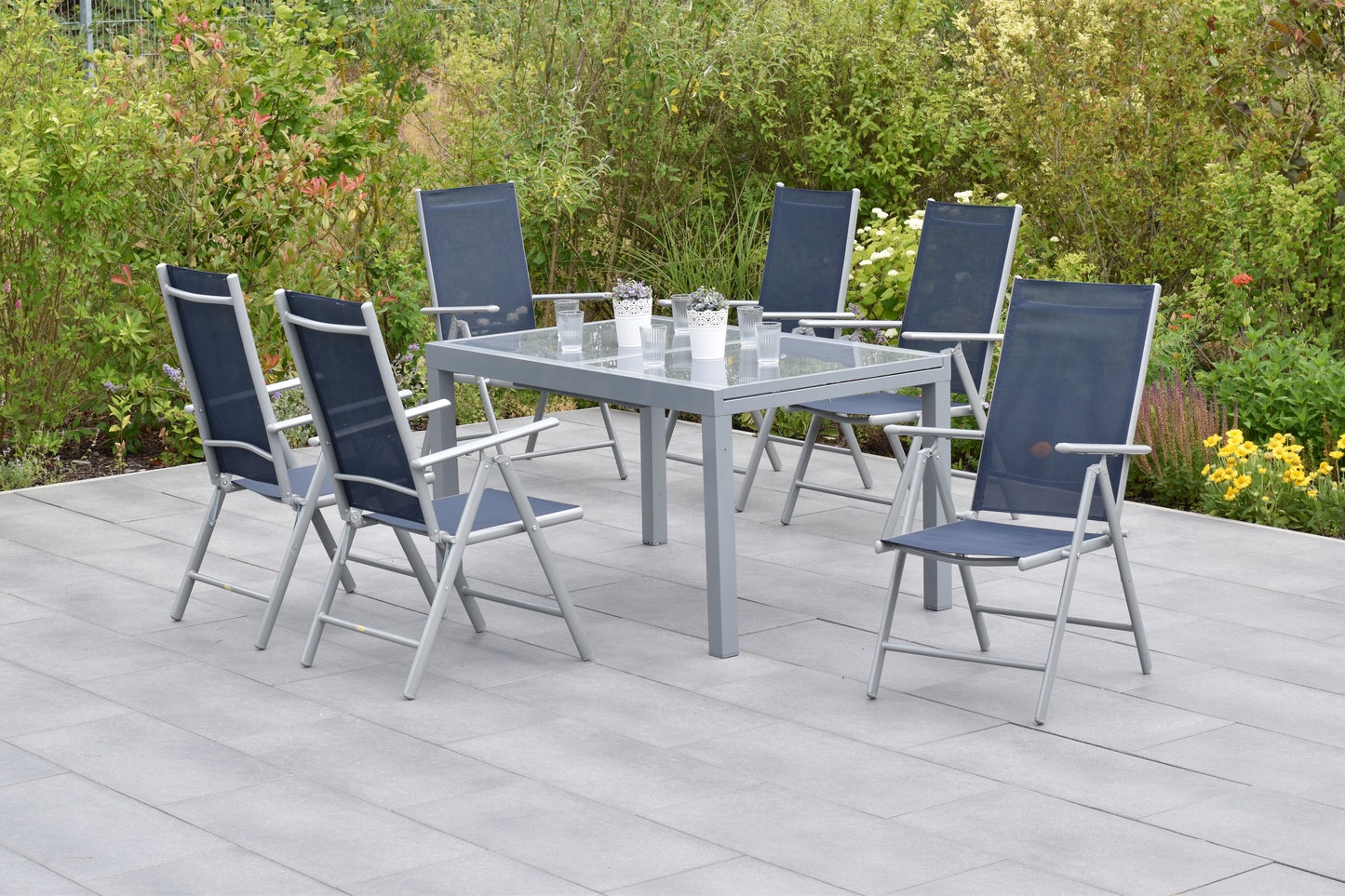 Amalfi Set 7tlg.
Alu/Textil