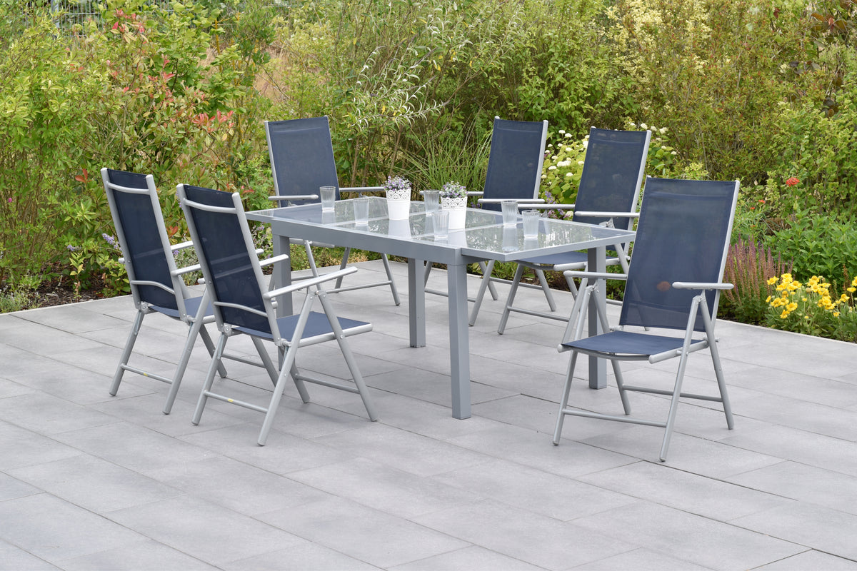 Amalfi Set 7tlg.
Alu/Textil