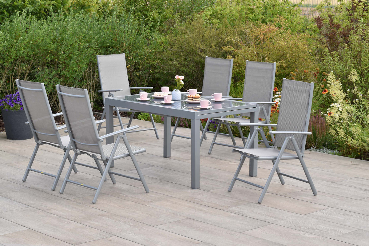 Amalfi Set 7tlg.
Alu/Textil