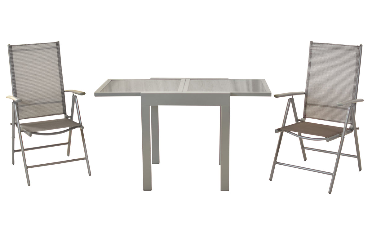 Amalfi Set 3tlg.
Alu/Textil