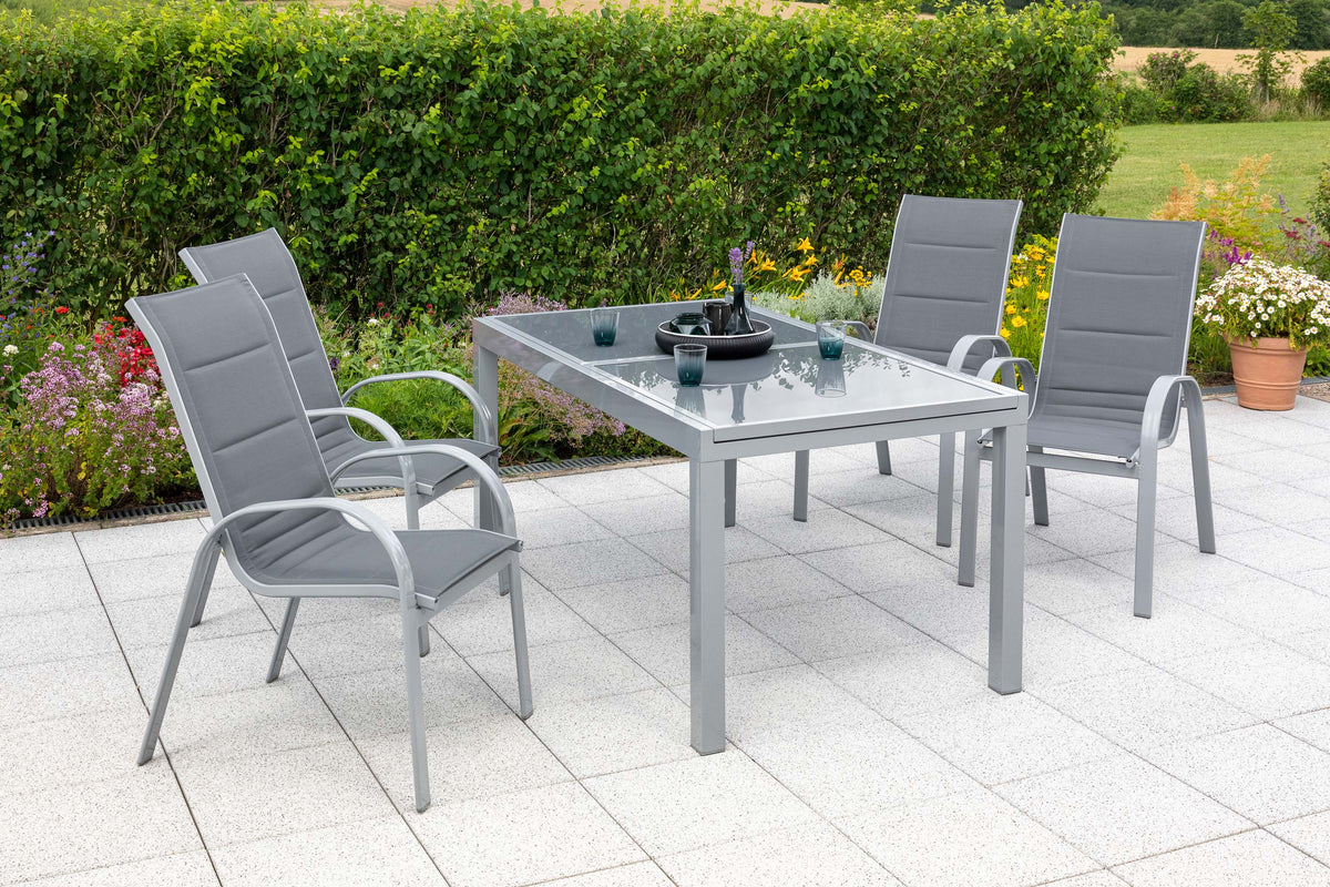 Amalfi Set 5tlg.
Alu/Textil