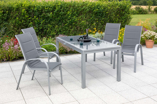 Amalfi Set 5tlg.
Alu/Textil