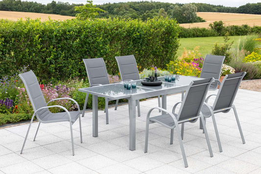 Amalfi Set 7tlg.
Alu/Textil