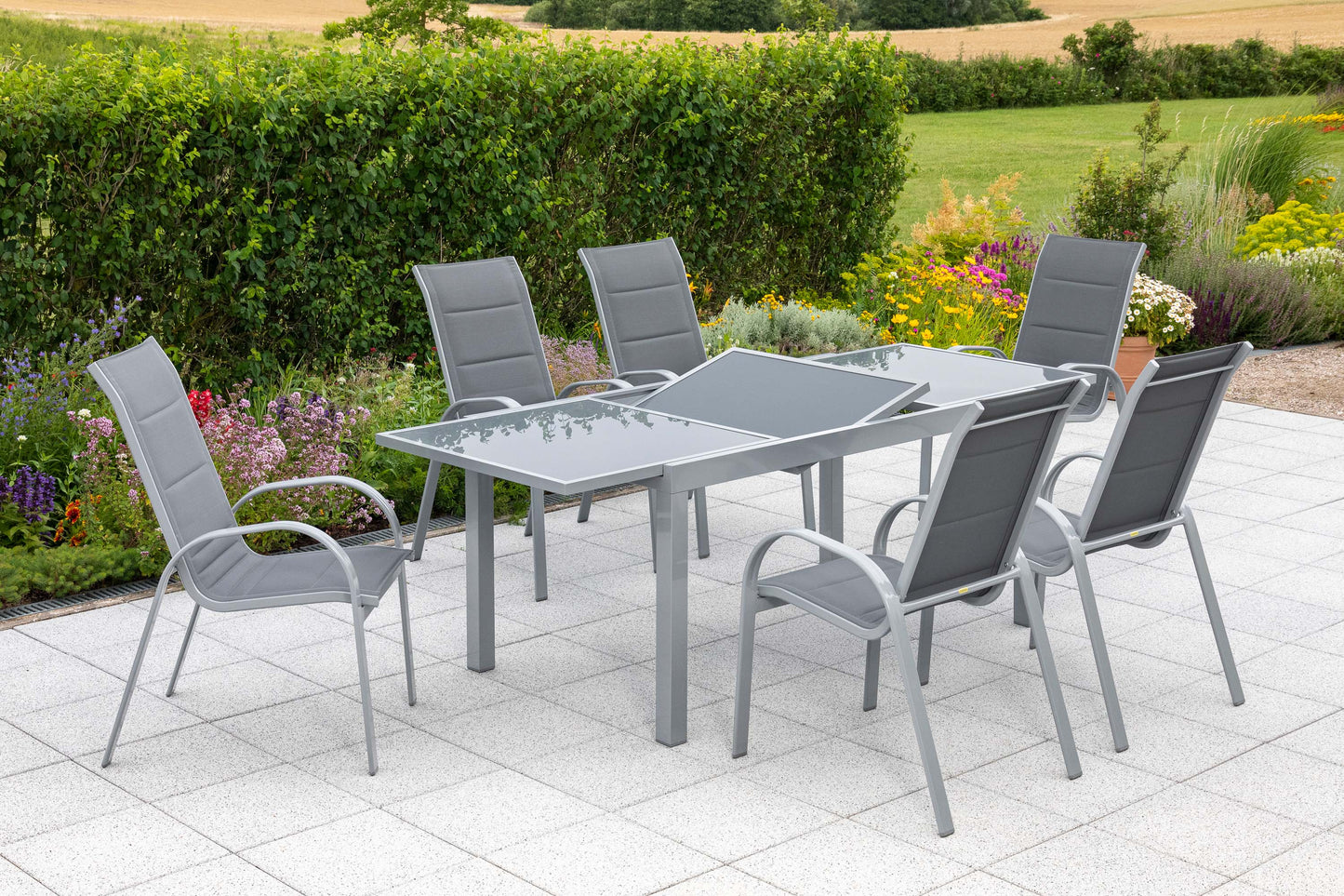 Amalfi Set 7tlg.
Alu/Textil
