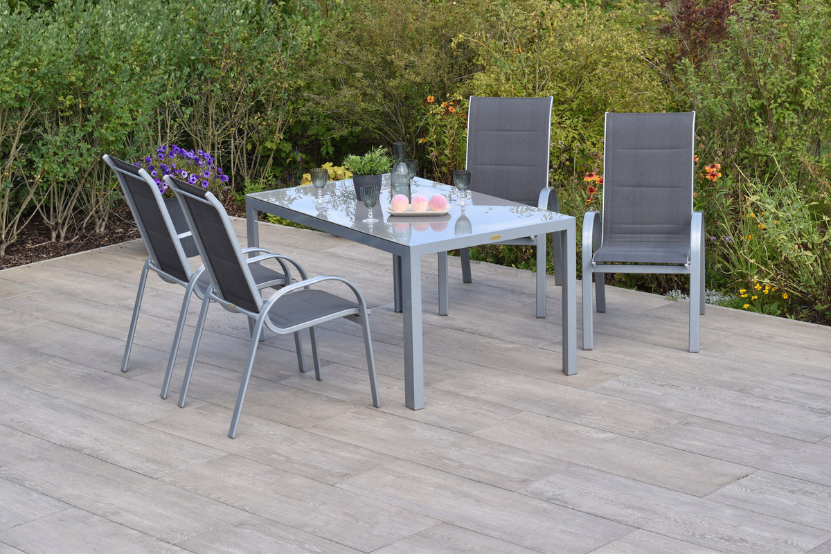 Amalfi Set 5tlg.
Alu/Textil
