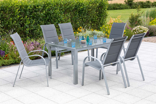 Amalfi Set 7tlg.
Alu/Textil