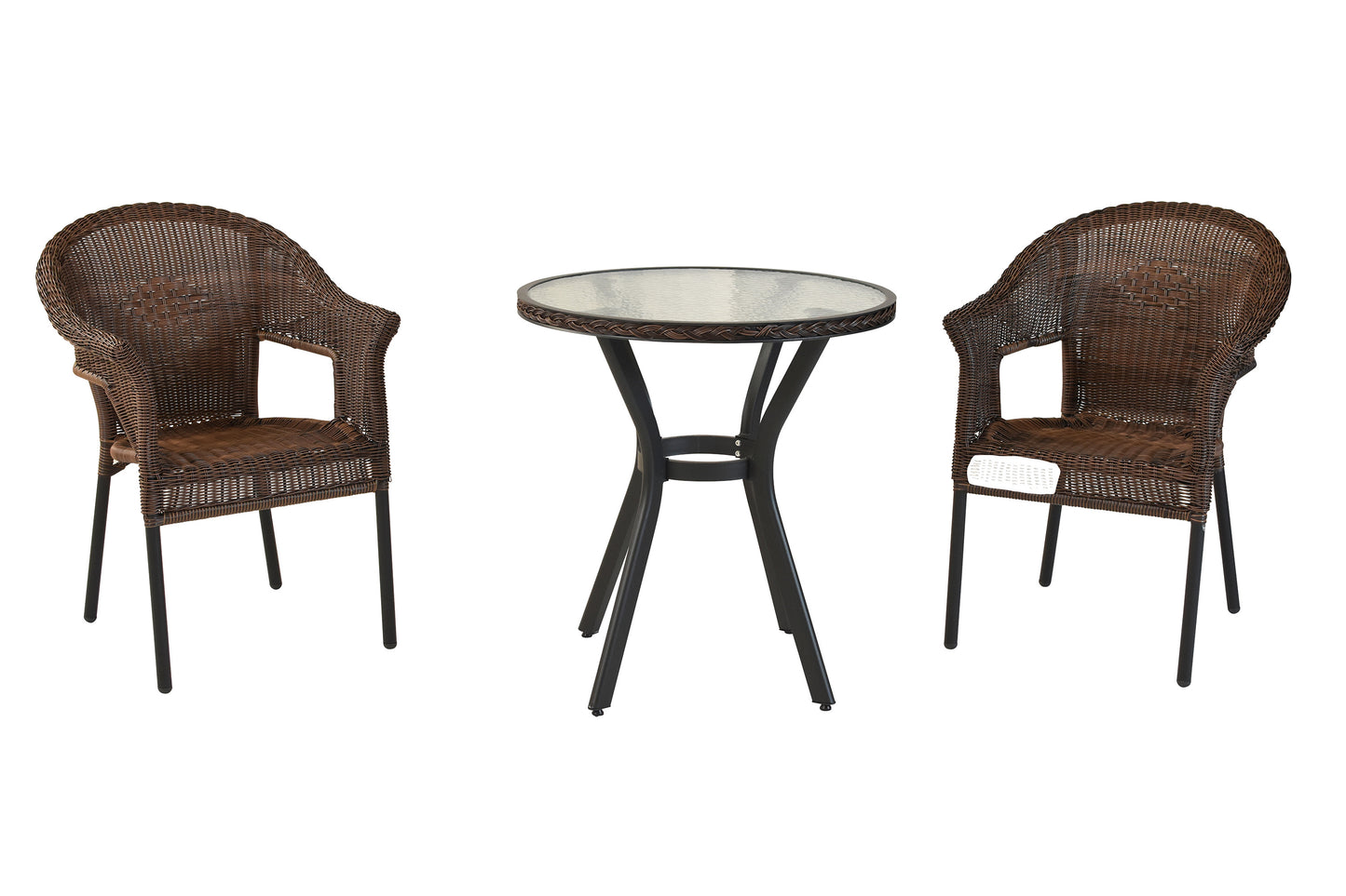 Ravenna Set 3tlg.
Aluminium/Kunststoffgeflecht