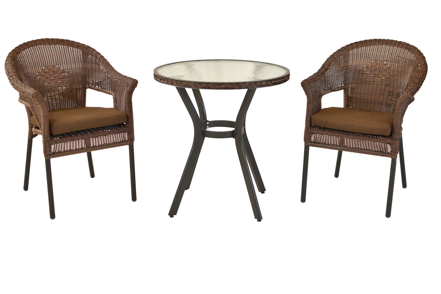 Ravenna Set 5tlg.
Aluminium/Kunststoffgeflecht