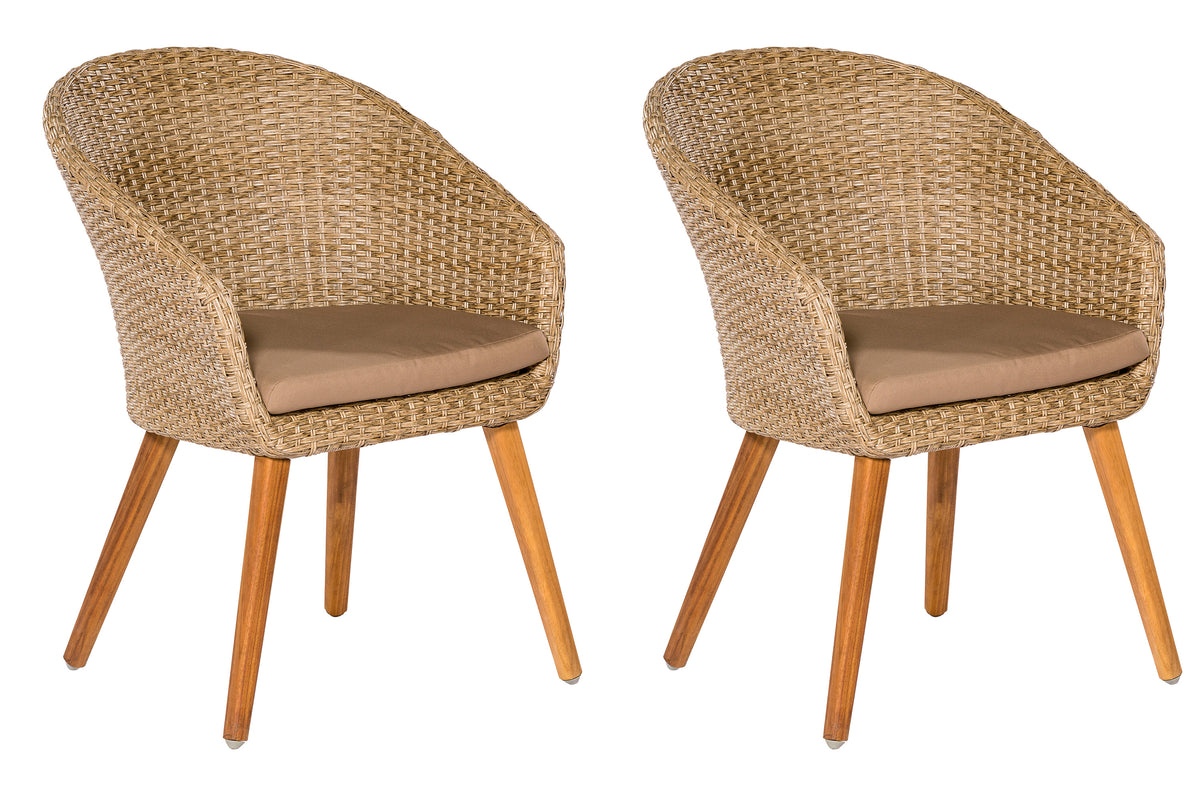 Arrone Sessel
Alu/Kunststoffgeflecht/Akazie
