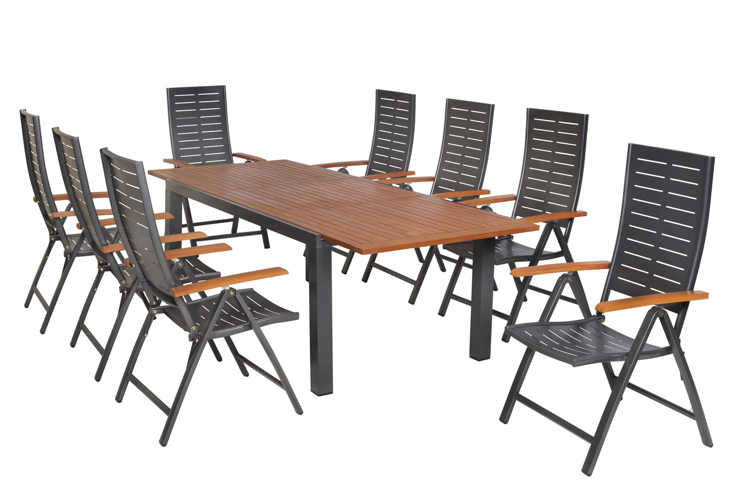 Tinos Set 9tlg.
Aluminium
