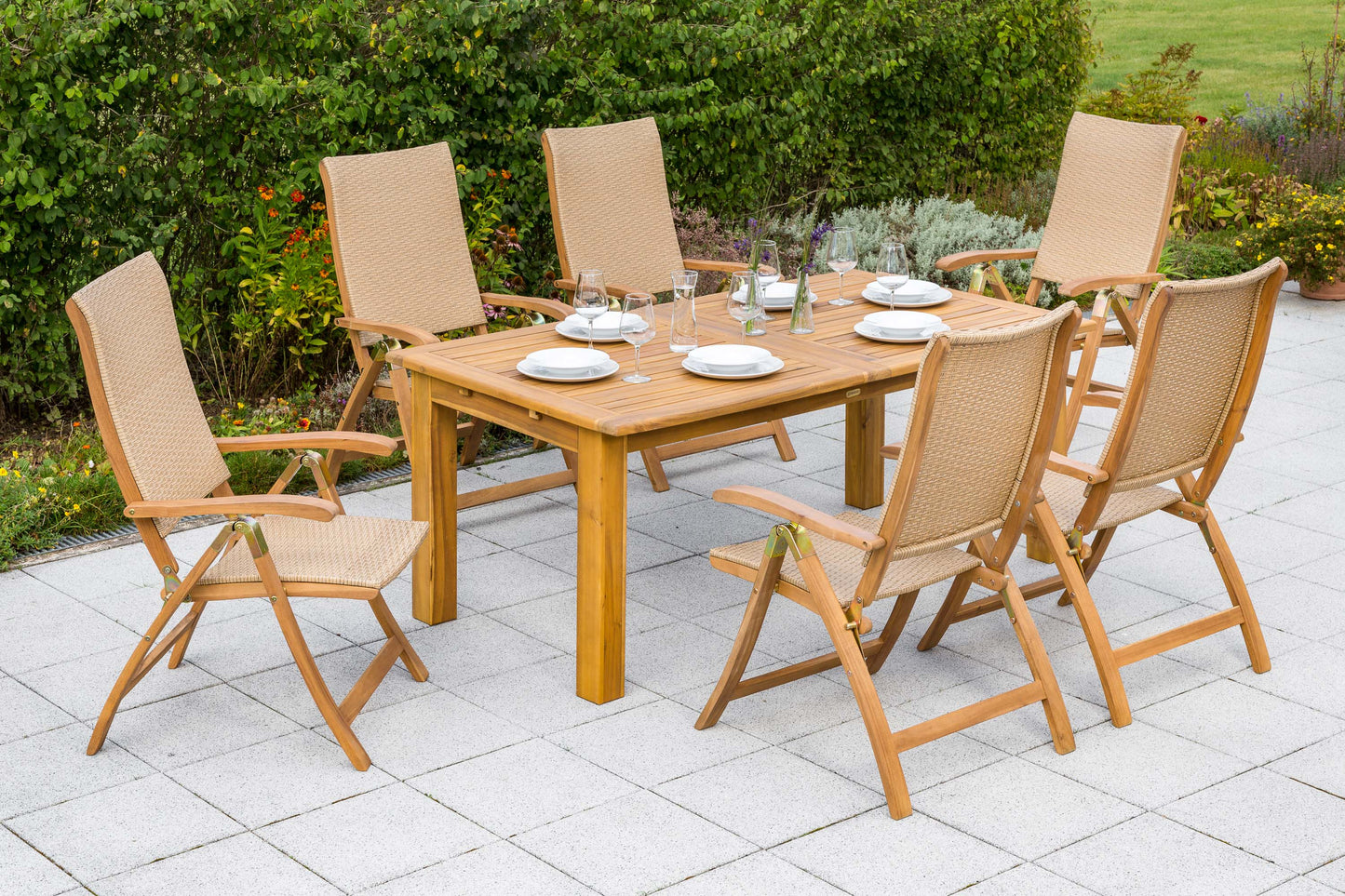 Capri Set 7tlg.
Akazienholz