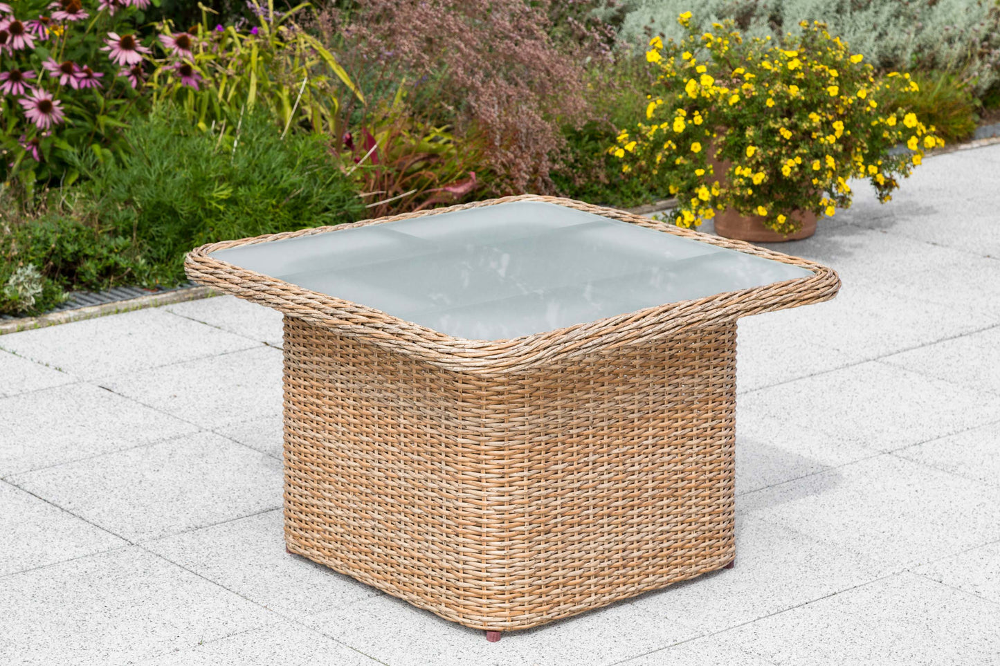 Veneto Set 
Stahl/Kunststoffgeflecht