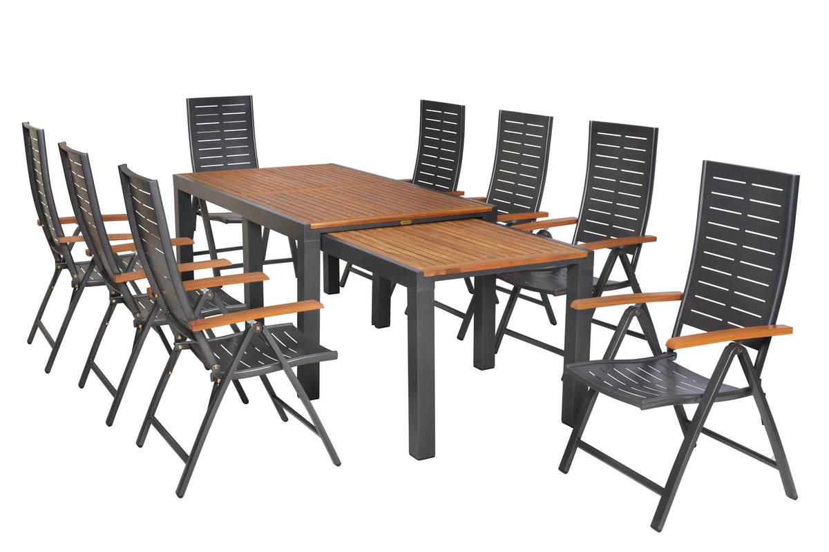 Tinos Set 9tlg.
Aluminium