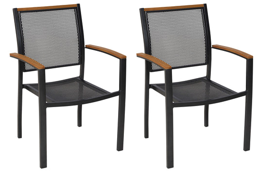 Itanos Stapelsessel, 2er Set
Aluminium/Kunststoff