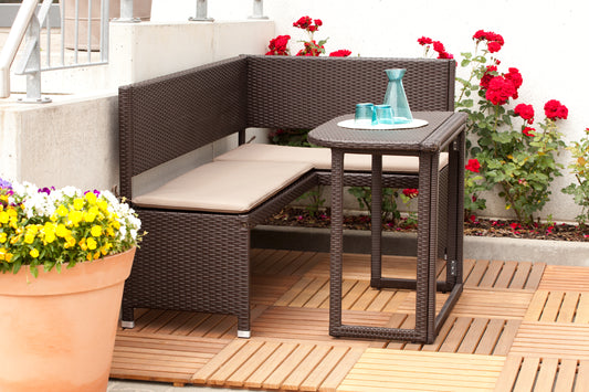 Eckbank Set
1 Eckbank, 148 x 100 x 91 cm