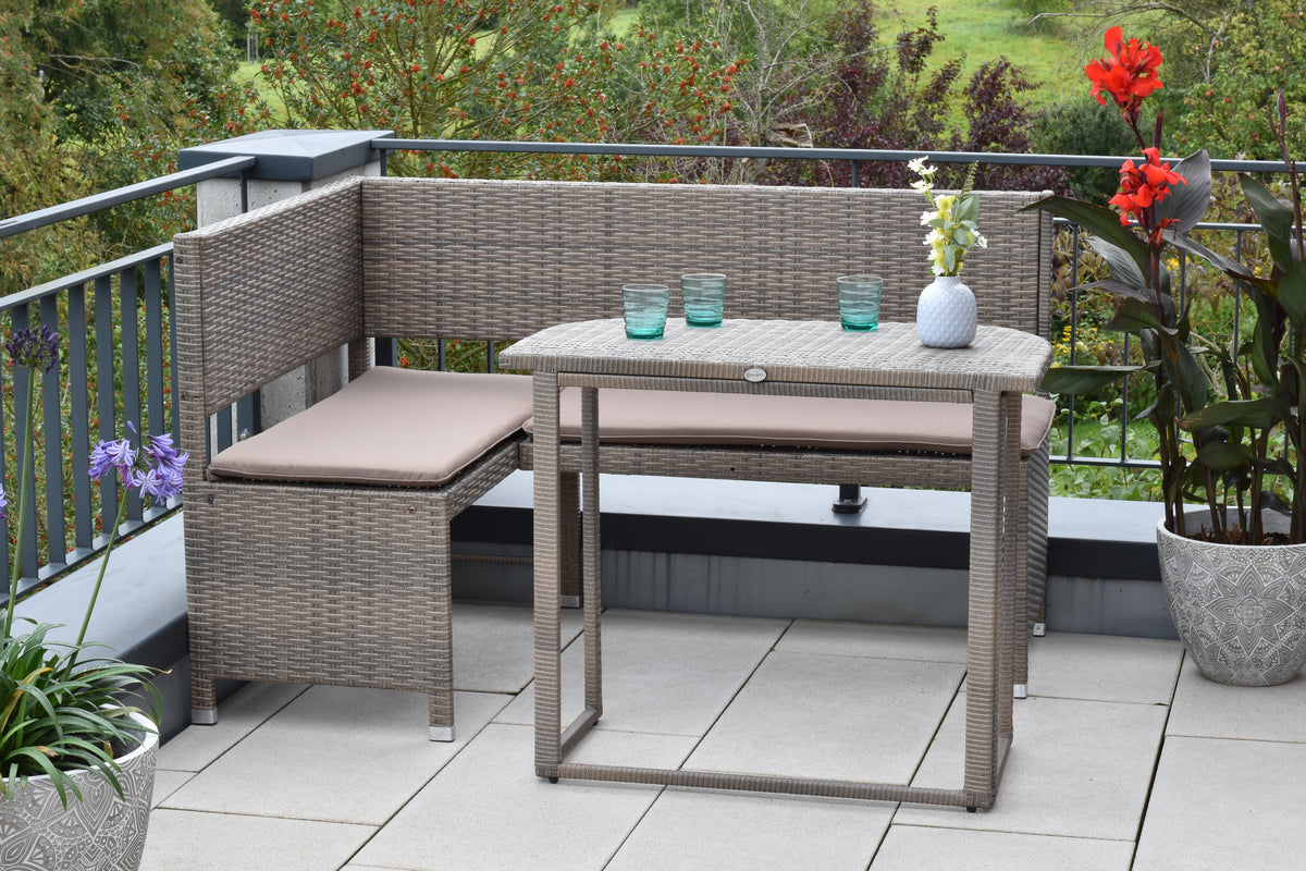 Eckbank Set
1 Eckbank, 148 x 100 x 91 cm