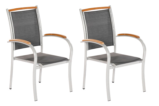 Siena Stapelsessel
Aluminium/Akazie/Textil
