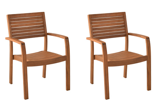 Batavia Stapelsessel 
2er Set
Akazienholz
