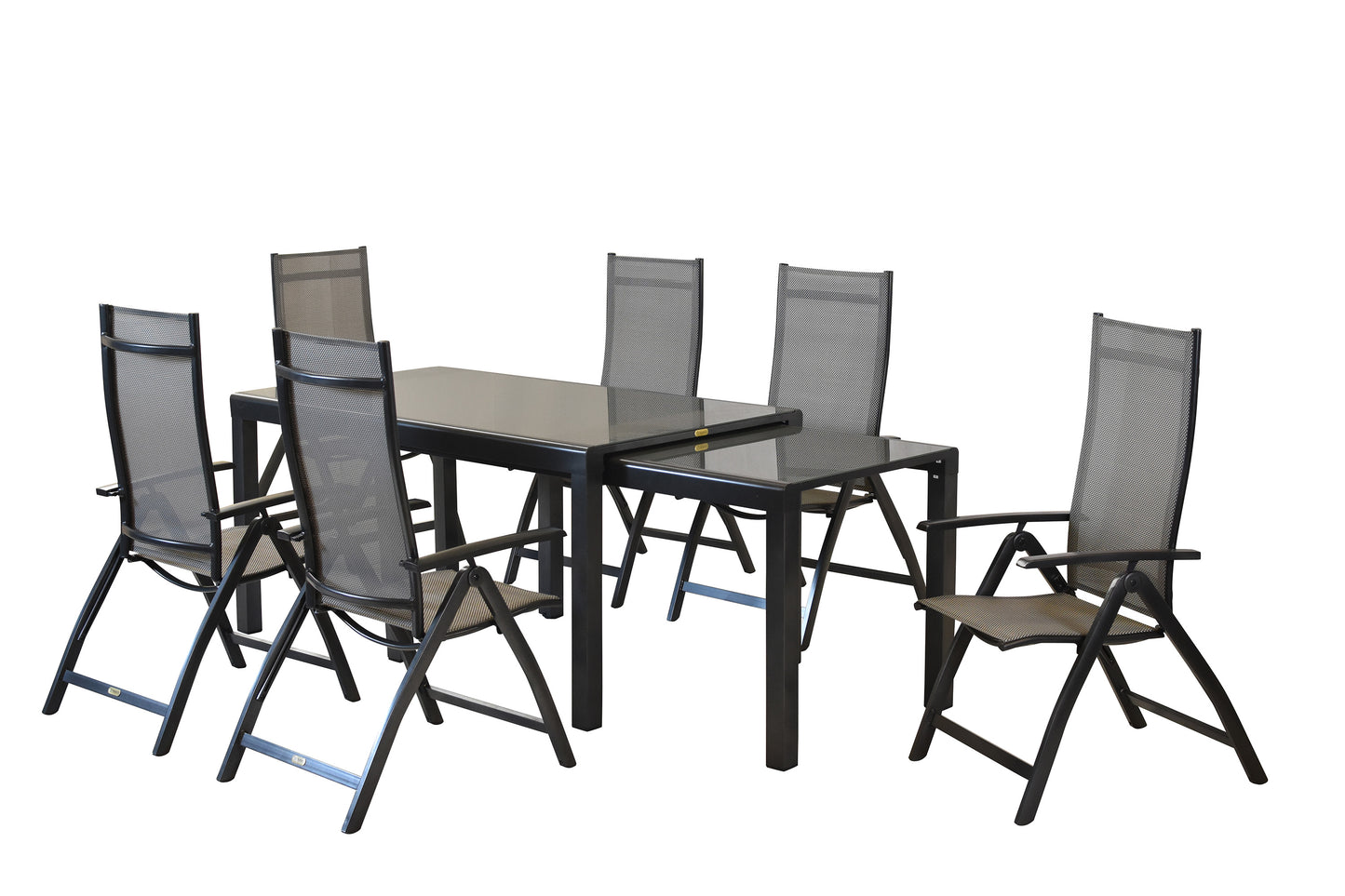 Vicenza Set 7tlg.
Aluminium/Textil
