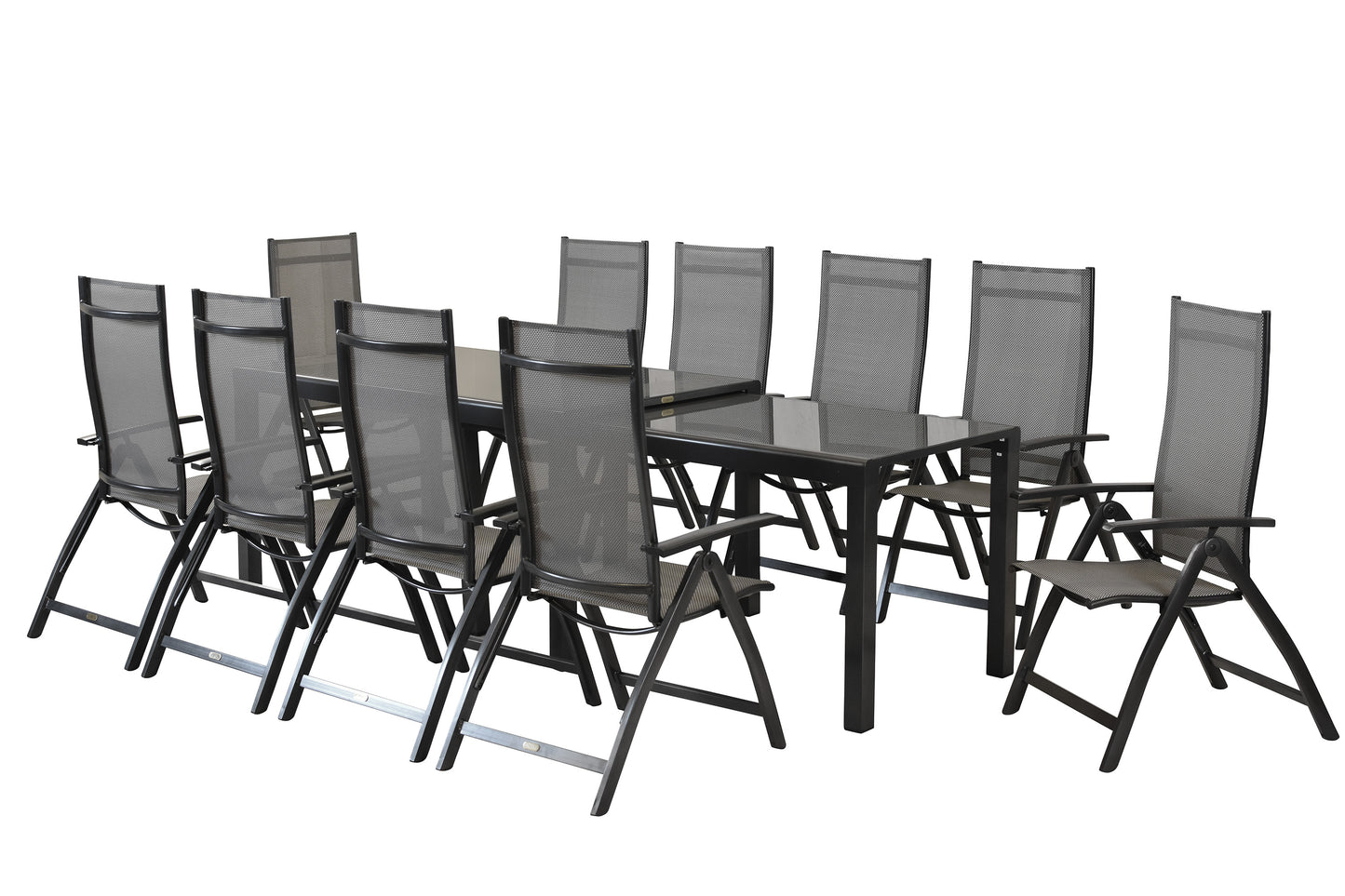 Vicenza Set 11tlg.
Aluminium/Textil