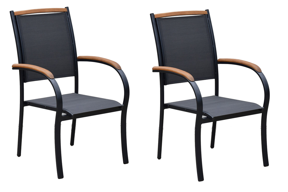 Siena Stapelsessel
Aluminium/Akazie/Textil