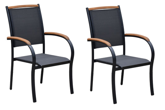 Siena Stapelsessel
Aluminium/Akazie/Textil