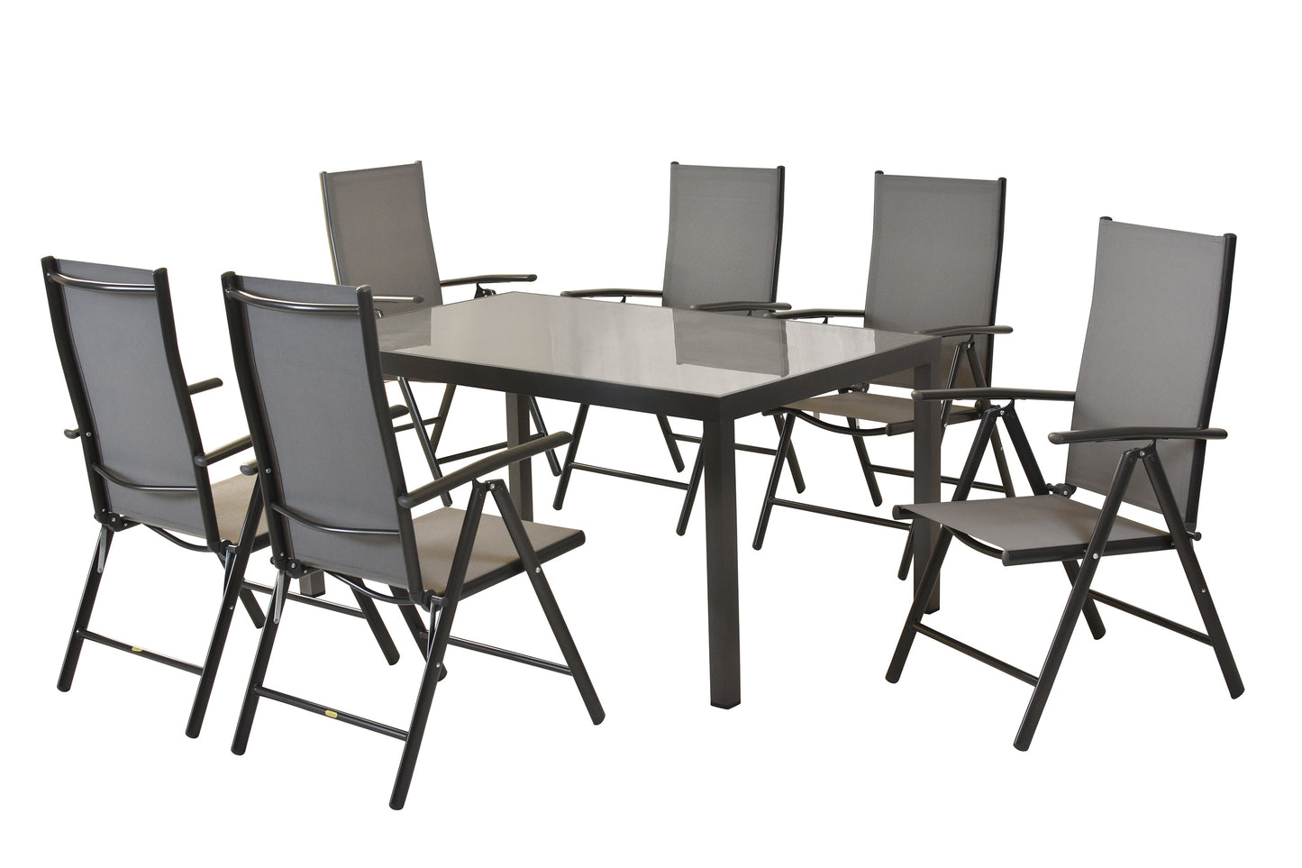 Amalfi Set 7tlg.
Aluminium/Textil