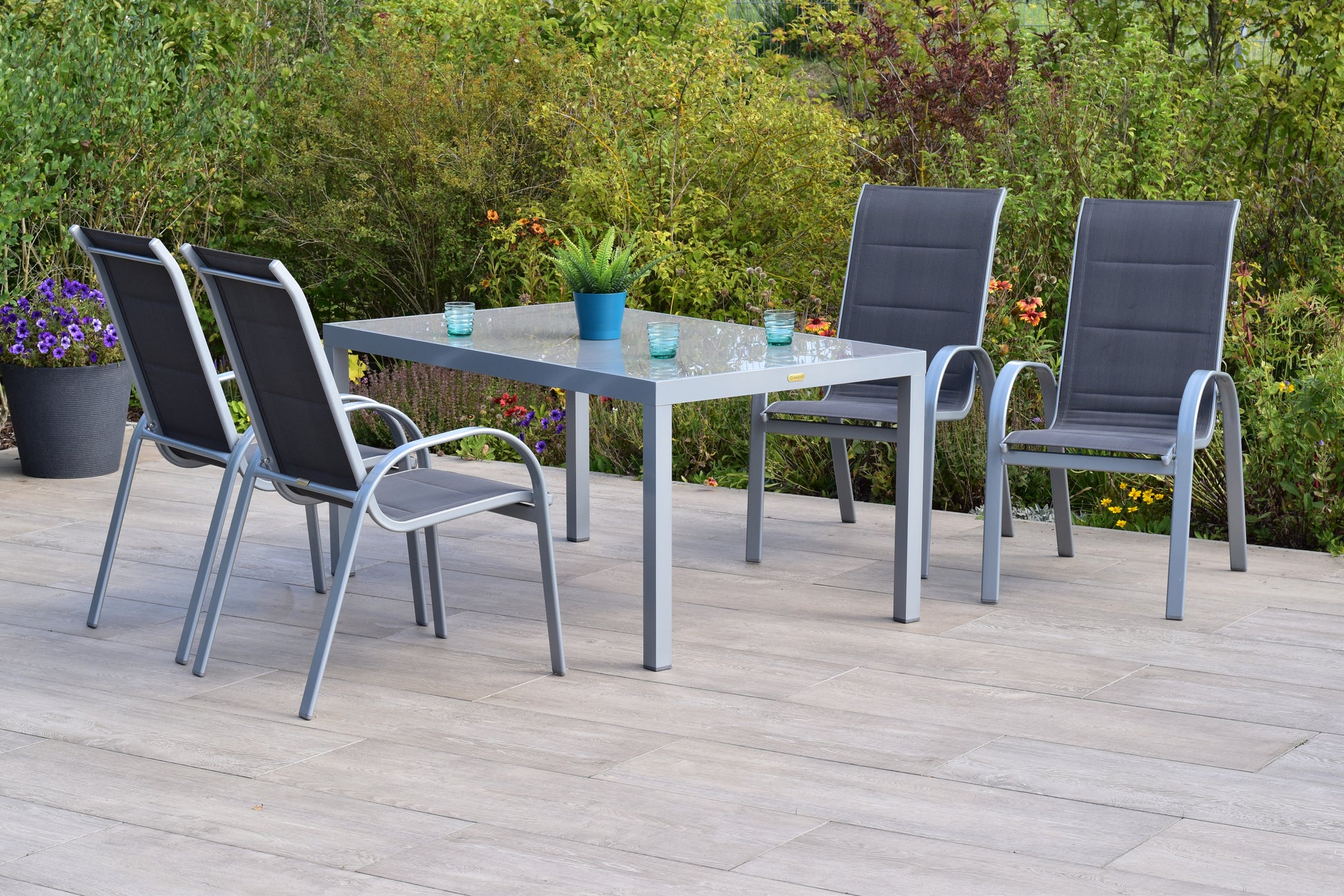 Amaro Set 5tlg., anthrazit
Aluminium/Textil