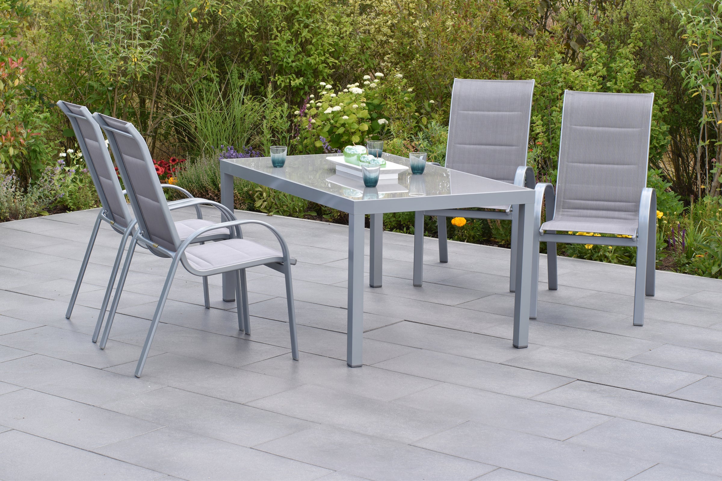 Amaro Set 5tlg., diamantbraun
Aluminium/Textil