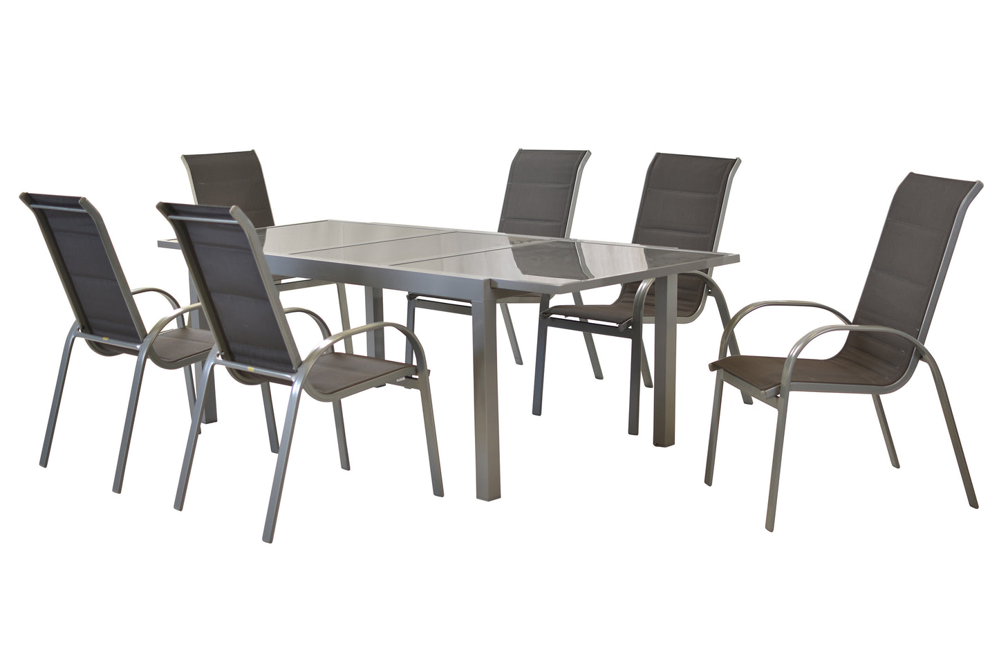 Amaro Set 7tlg., anthrazit
Aluminium/Textil