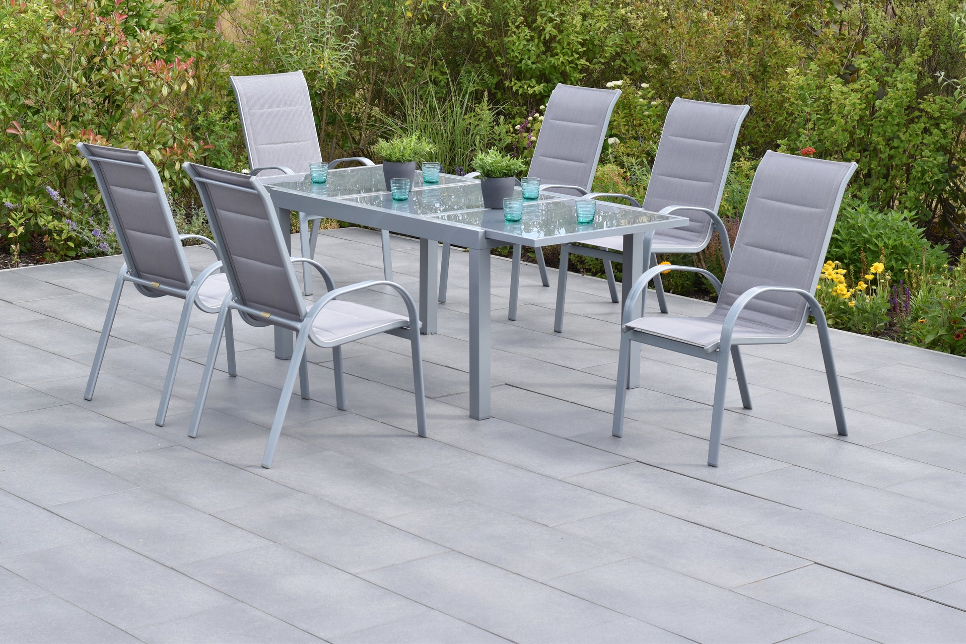 Amaro Set 7tgl., diamantbraun
Aluminium/Textil