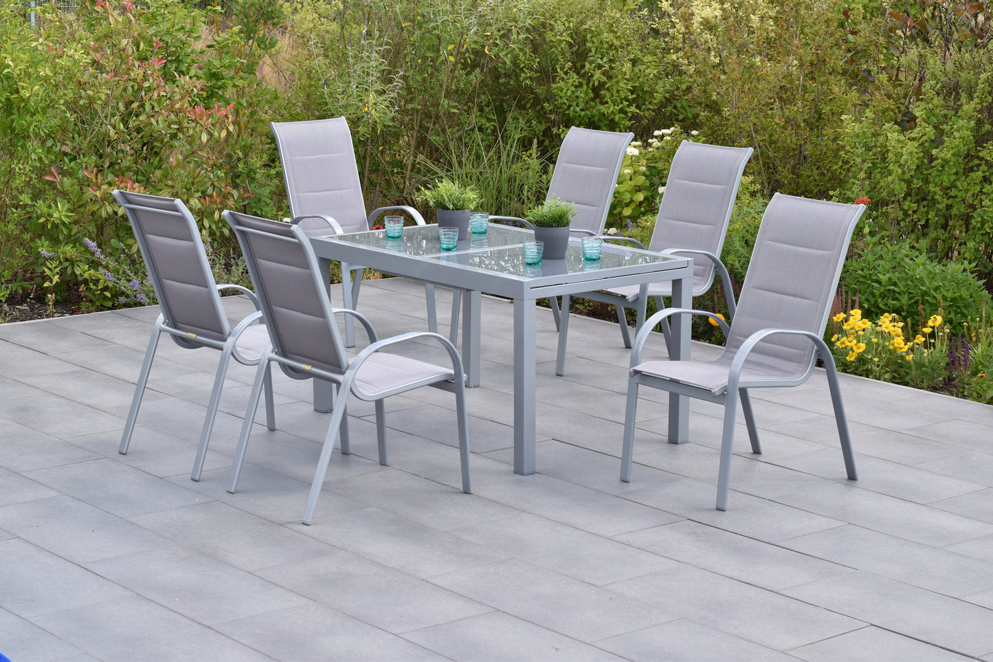 Amaro Set 7tgl., diamantbraun
Aluminium/Textil