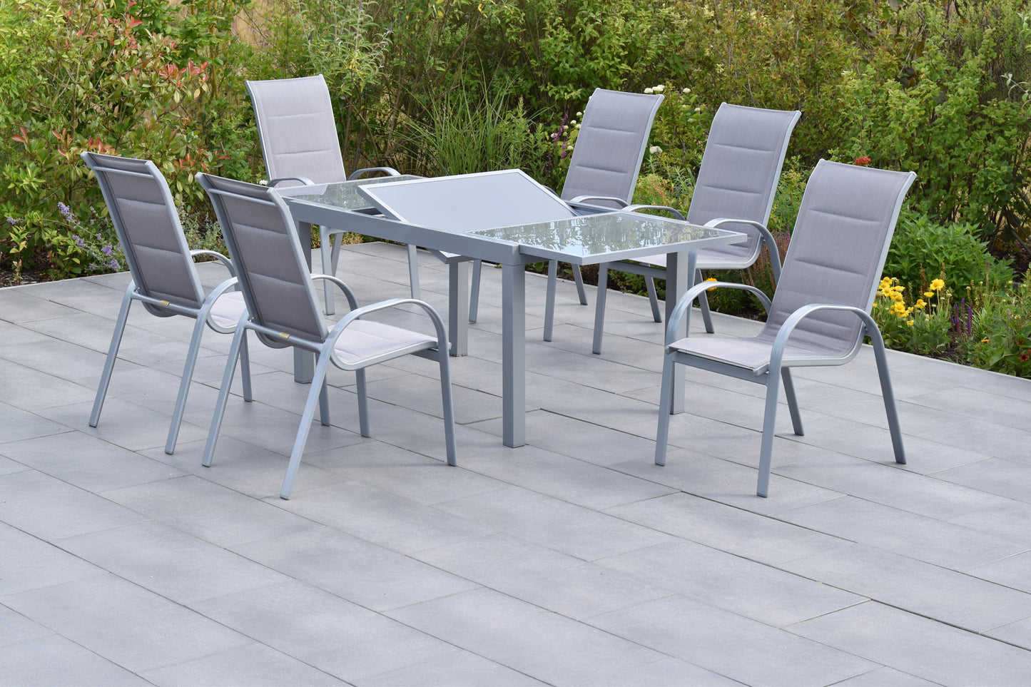 Amaro Set 7tgl., diamantbraun
Aluminium/Textil