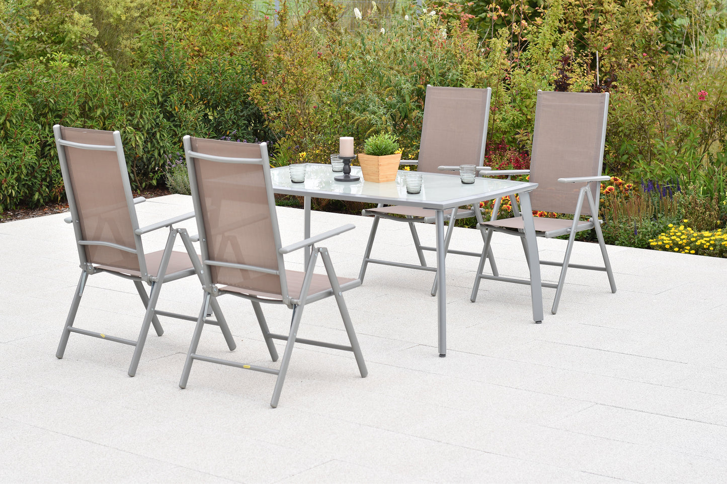 Amalfi Set 5tlg.
Alu/Textil