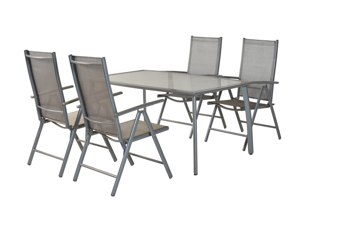 Amalfi Set 5tlg.
Alu/Textil