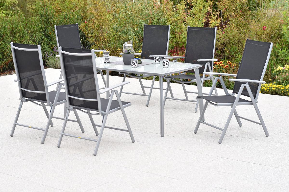 Amalfi Set 7tlg.
Alu/Textil