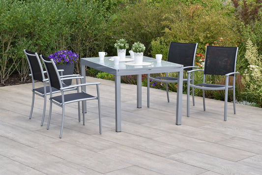Milano Set 5tlg.
Alu/Textil