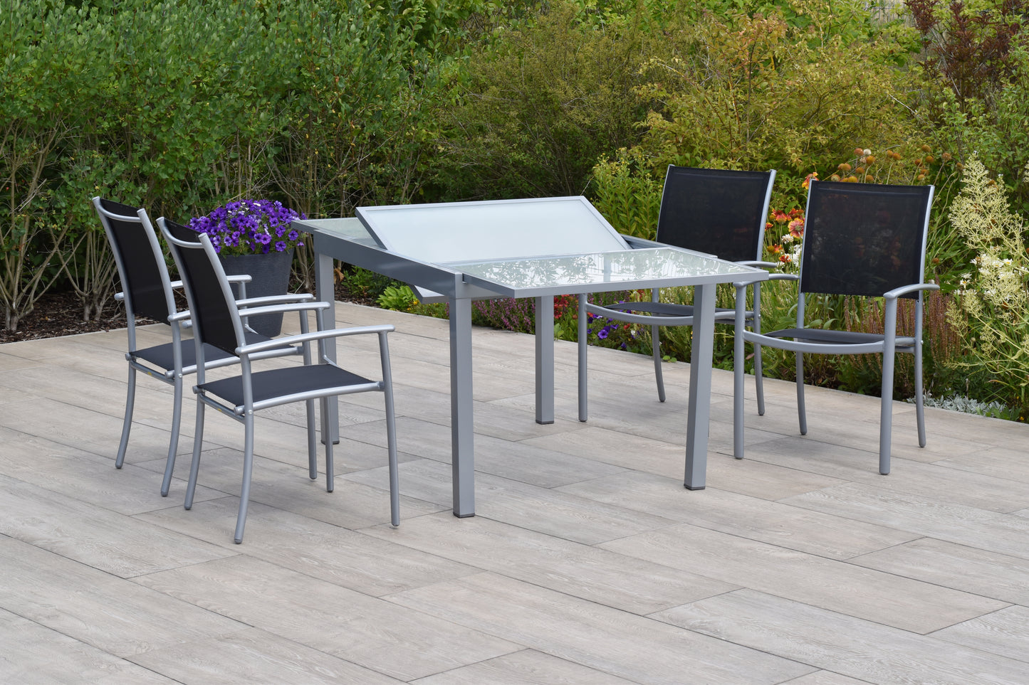 Milano Set 5tlg.
Alu/Textil