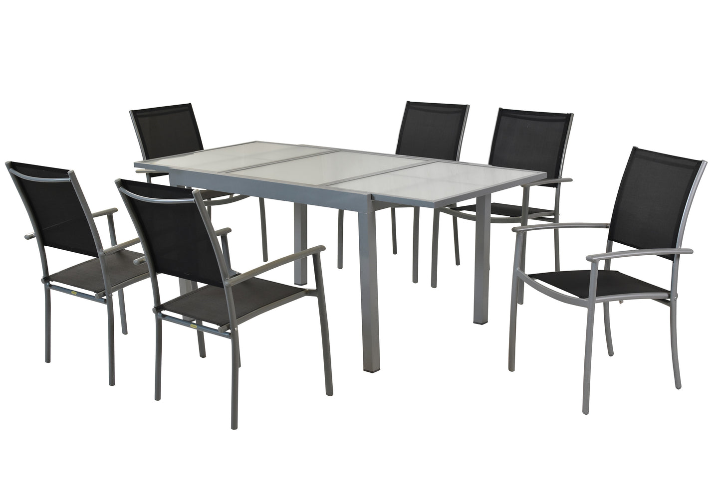 Milano Set 7tlg.
Alu/Textil