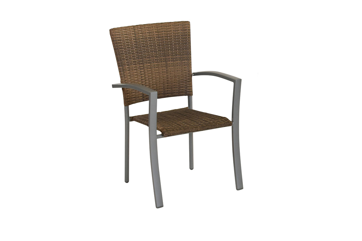 Savona Set 5tlg.
Aluminium/Kunststoffgeflecht
