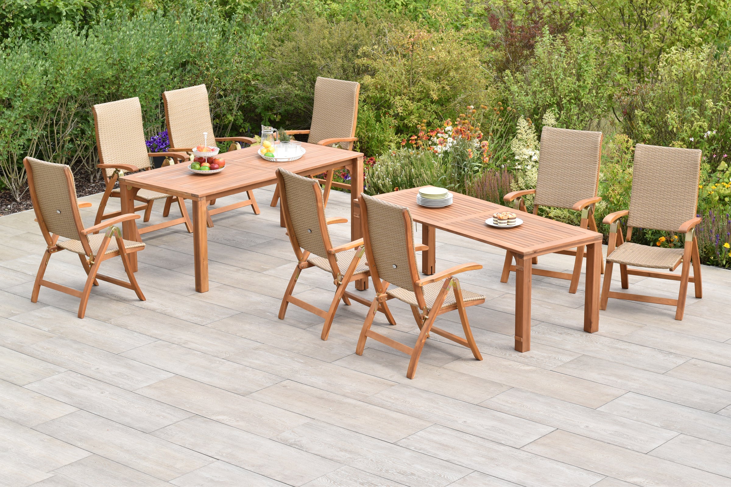 Capri Set 9tlg.
Akazienholz