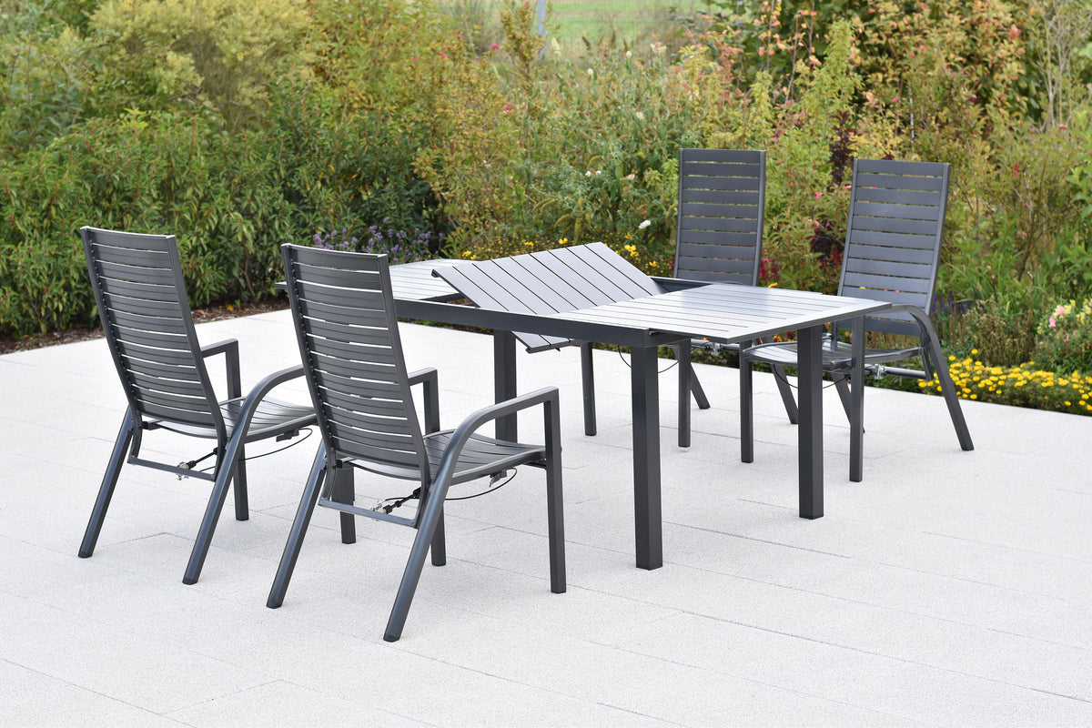 Siros Set 9tlg.
Aluminium